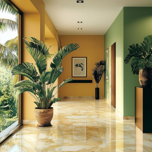 Tropical Modern Hallway